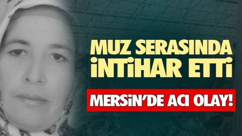 Muz Serasında Kendini Asarak İntihar Etti