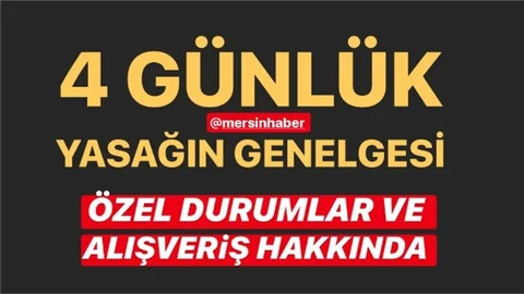 4 Gün İçin Detayların Yer Aldığı Genelge