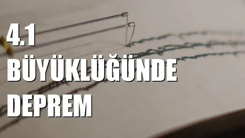 Siirt 4.1 Büyüklüğünde Deprem