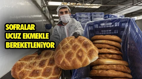 Üretilen Ramazan Pidesi Ramazan Boyunca 1 TL, Somun 50 Kuruş