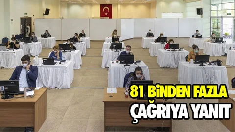 Kriz Merkezi 81 Binden Fazla Çağrıya Yanıt Verdi