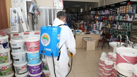 Toroslar'da Dezenfekte Seferberliği Devam Ediyor