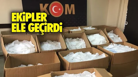 70 Bin Maske Ele Geçirildi