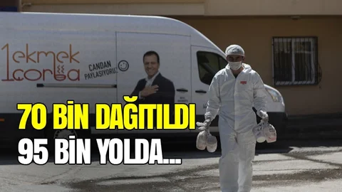 Mersinli 70 Bin Yurttaşa Gıda Paketi Ulaştırıldı