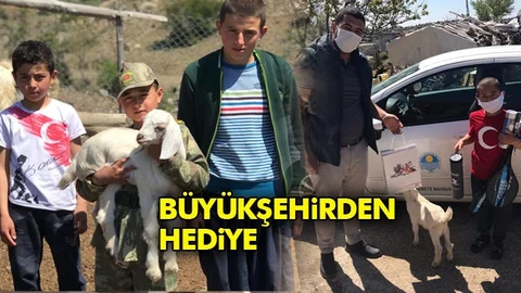 Büyükşehir Hediyeleri İle İsmail Alperen’i Güldürdü