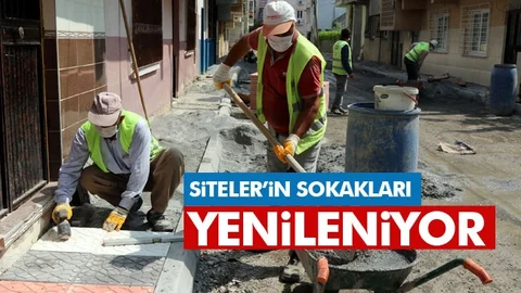 "Siteler Mahallesi’nin Sokakları Yenileniyor"