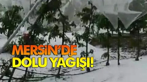 Mersin'de Dolu Felaketi!