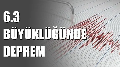 Akdeniz Girit Adası Açıklarında 6.3 Büyüklüğünde Deprem