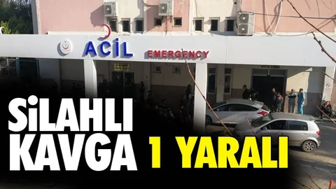 Silahlı Kavga 1 Yaralı