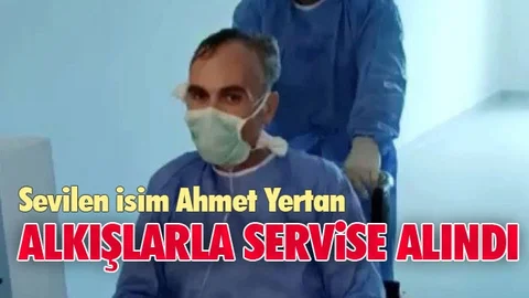 Covid-19 Tedavisi Gören Yertan, Alkışlarla Servise Alındı