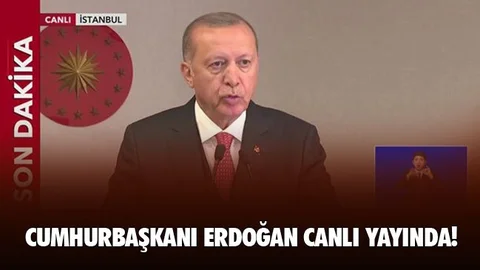 Cumhurbaşkanı Erdoğan'dan Canlı Yayında Açıklama