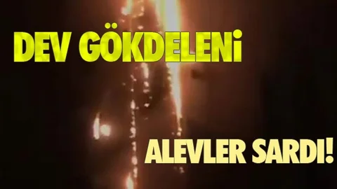 BAE'de Gökdelen Yangını!