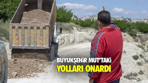 Mut’ta Tarımsal Üretimin "Yolu" Açtıldı