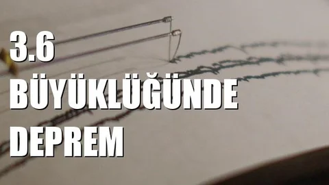 Ege Denizi 3.6 Büyüklüğünde Deprem
