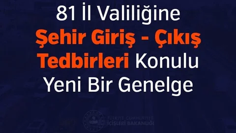 81 İlin Valiliğine Genelge!