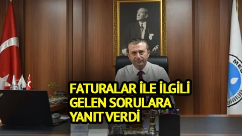 Genel Müdür Alkaç, Faturalarla İlgili Önemli Açıklamalar Yaptı