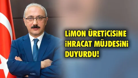 10 Bin Tonluk Limon İhracatı Müjdesi