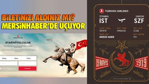 Özel Samsun'a Tarihi Bir Uçuş