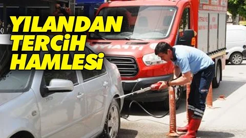 Otomobilden İnip, İtfaiye Aracına Bindi