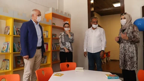 Çocuk Kütüphanesi ve Oyun Alanı Hizmete Açıldı