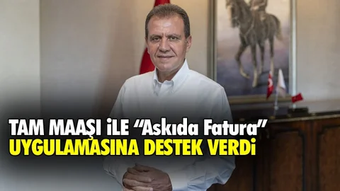 Askıda Fatura Kampanyasına Bir Maaşıyla Katıldı