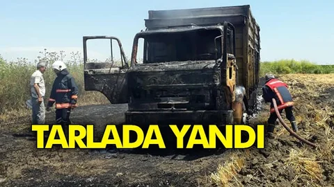 Buğday Tarlasında Yangın
