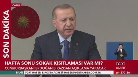 Canlı Cumhurbaşkanı Erdoğan Açıklama Yapıyor