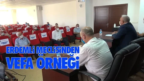 Erdemli'de Sağlık Çalışanlarına Vefa