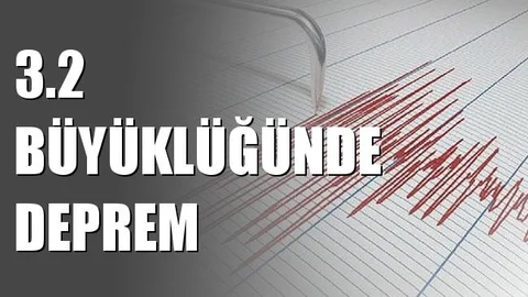 Mv 3.2 Büyüklüğünde Deprem