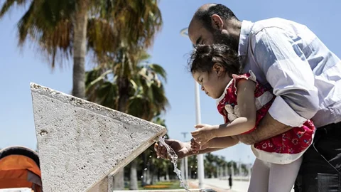 Parklara Su Tasarruflu Çeşme
