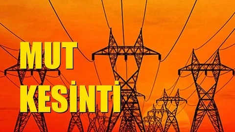 Mut Elektrik Kesintisi 08 Haziran Pazartesi