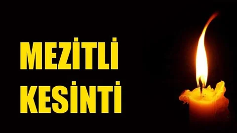 Mezitli Elektrik Kesintisi 09 Haziran Salı