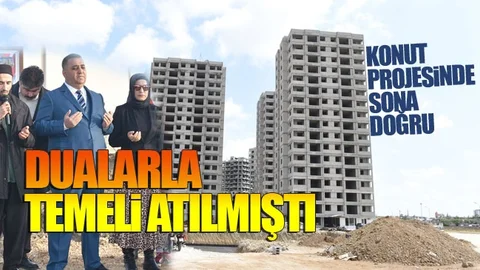 Konut Projesinin 1. Etabında Sona Doğru