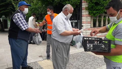 Cami Cemaatine Temizlik Kiti