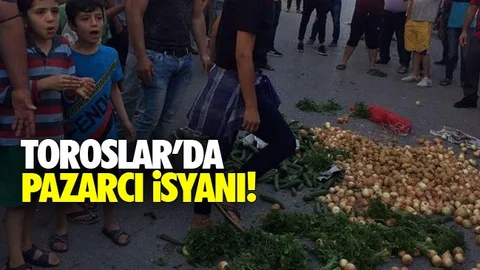 Ürünleri Yere Döküp İsyan Ettiler