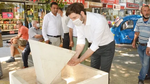 Su Tasarruflu Çeşmeler Vatandaşın Hizmetine Sunuldu