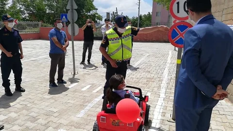 Yeni Yapılan Parkuru İlk Minikler Kullandı