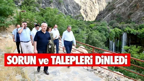 Vali Ali İhsan Su, Mut İlçesini Ziyaret Etti