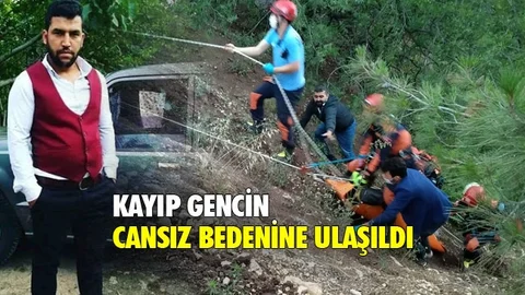 Genç Adamın Cansız Bedenine Ulaşıldı
