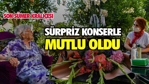 Son Sümer Kraliçesi Muazzez İlmiye Çığ’a Büyükşehir’den Mini Konserli Kutlama