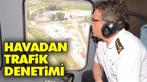 Helikopter ve Drone İle Trafik Denetimi