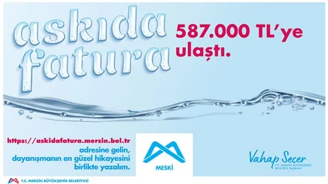 Askıda Fatura 587 Bin 81 TL’ye Ulaştı