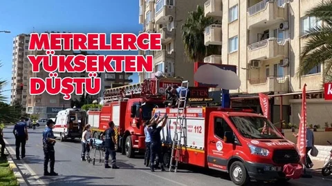 Apartmanın 9. Katından Düşen Kişi Hayatını Kaybetti