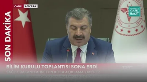 Sağlık Bakanı Koca’dan Canlı Yayında Açıklamalar