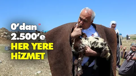 Rakım 2500’te Yörüklere Hizmet