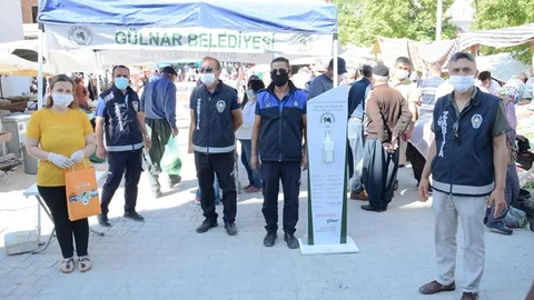 Gülnar Belediyesi Halk Sağlığı İçin Çalışmalarını Aralıksız Sürdürüyor