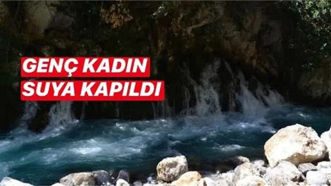 Suya Düşen Genç Kadın Akıntıya Kapıldı