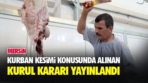 Kurban Kesim Yerlerine Yönelik Tedbir Kararı