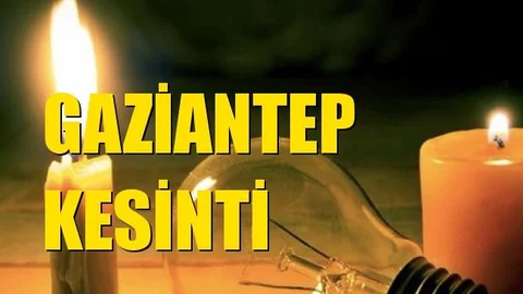 Gaziantep Elektrik Kesintisi 03 Temmuz Cuma