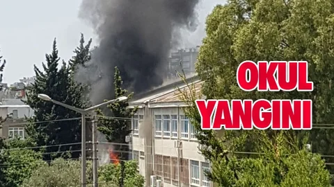 Lisede Yangın Çıktı: 2 Yaralı